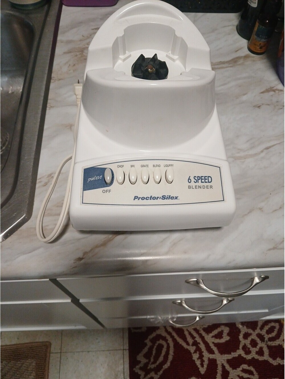 Proctor Silex 6 Speed Blender Base Only Model 56101 - tested and works great!